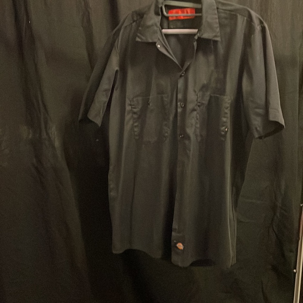 Black Dickies short sleeve button down shirt